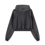 Load image into Gallery viewer, Truthortruth Cropped Zip-Through Hoodie
