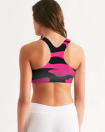 Load image into Gallery viewer, Pink Camo Women&#39;s All-Over Print Seamless Sports Bra
