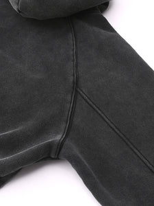 Truthortruth Cropped Zip-Through Hoodie