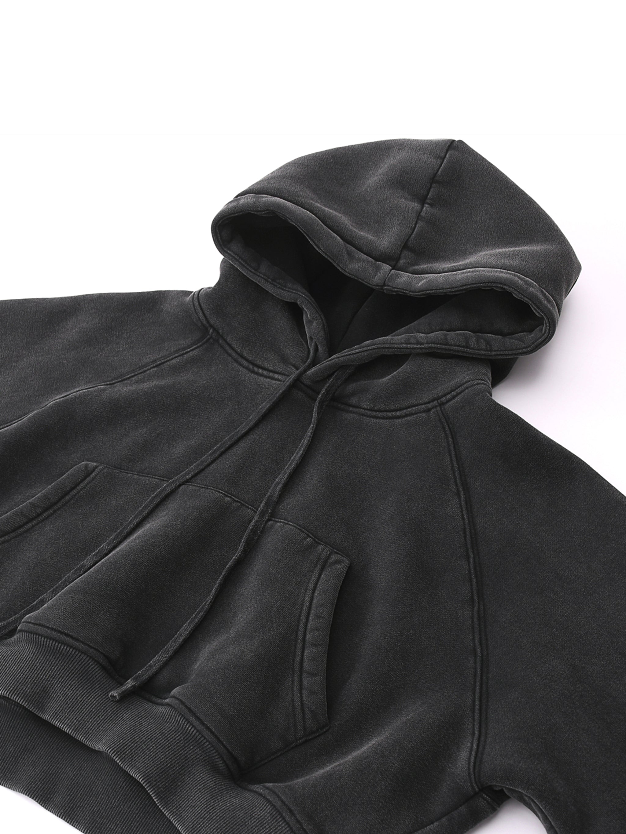 Truthortruth Cropped Zip-Through Hoodie