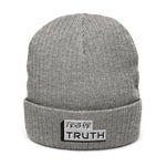 Load image into Gallery viewer, Truthortruth Ribbed knit beanie
