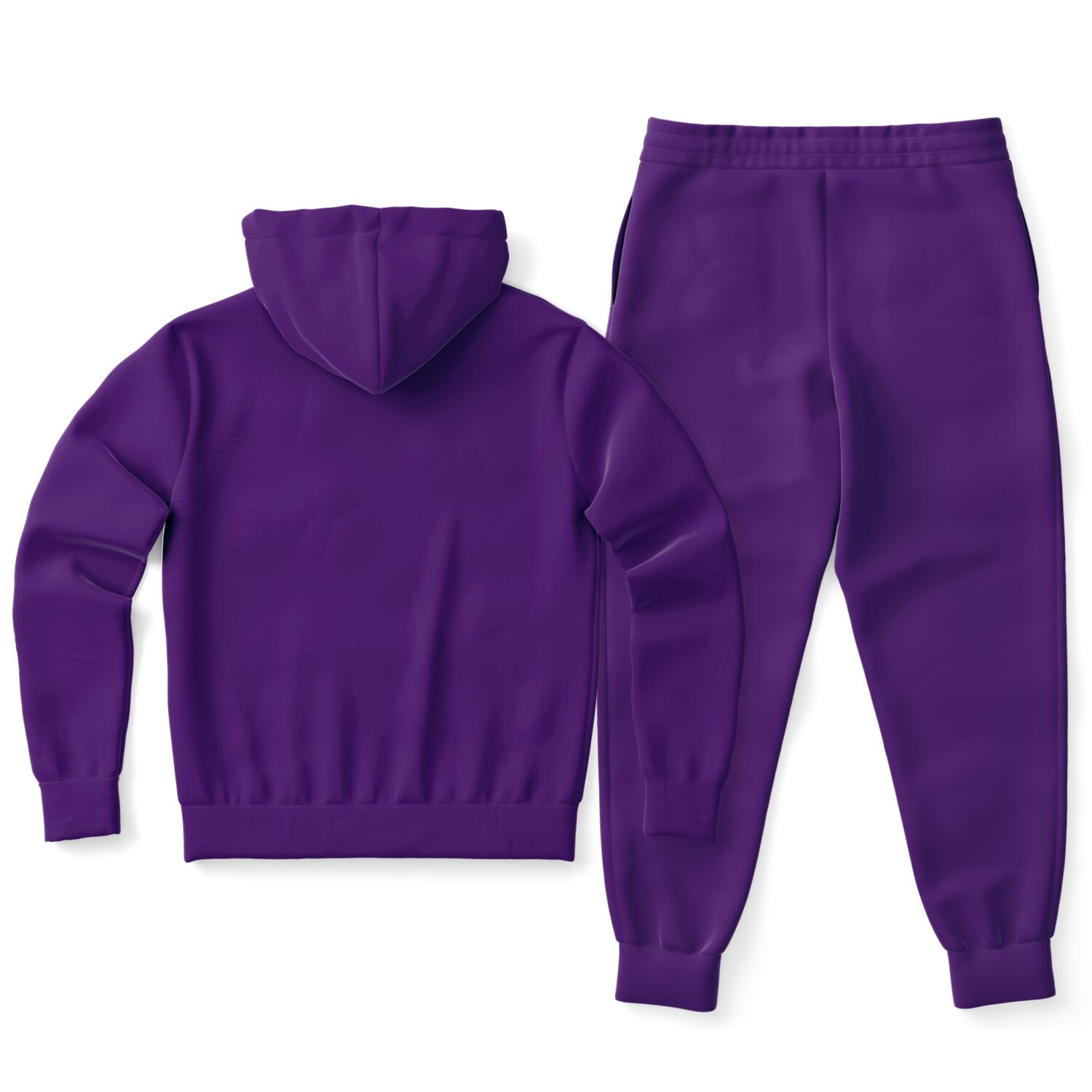 Purple Ziphoodie & Jogger - AOP