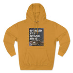 Load image into Gallery viewer, I Stand On It Unisex Premium  Hoodie
