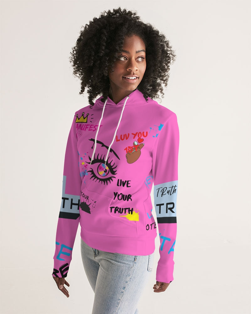 Good Vibes Pink Women's Hoodie