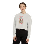 Load image into Gallery viewer, Know Your Power Women’s Cropped Hooded Sweatshirt
