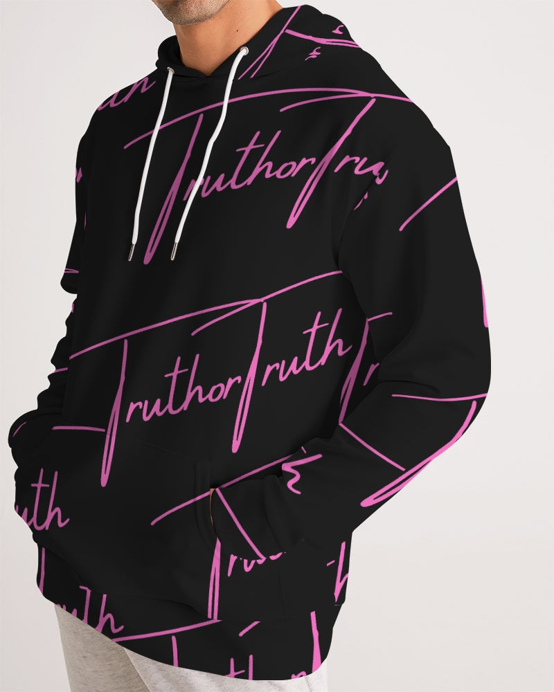 TruthorTruth Signature Black & Fuchsia  Men's Hoodie