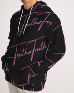 Load image into Gallery viewer, TruthorTruth Signature Black &amp; Fuchsia  Men&#39;s Hoodie
