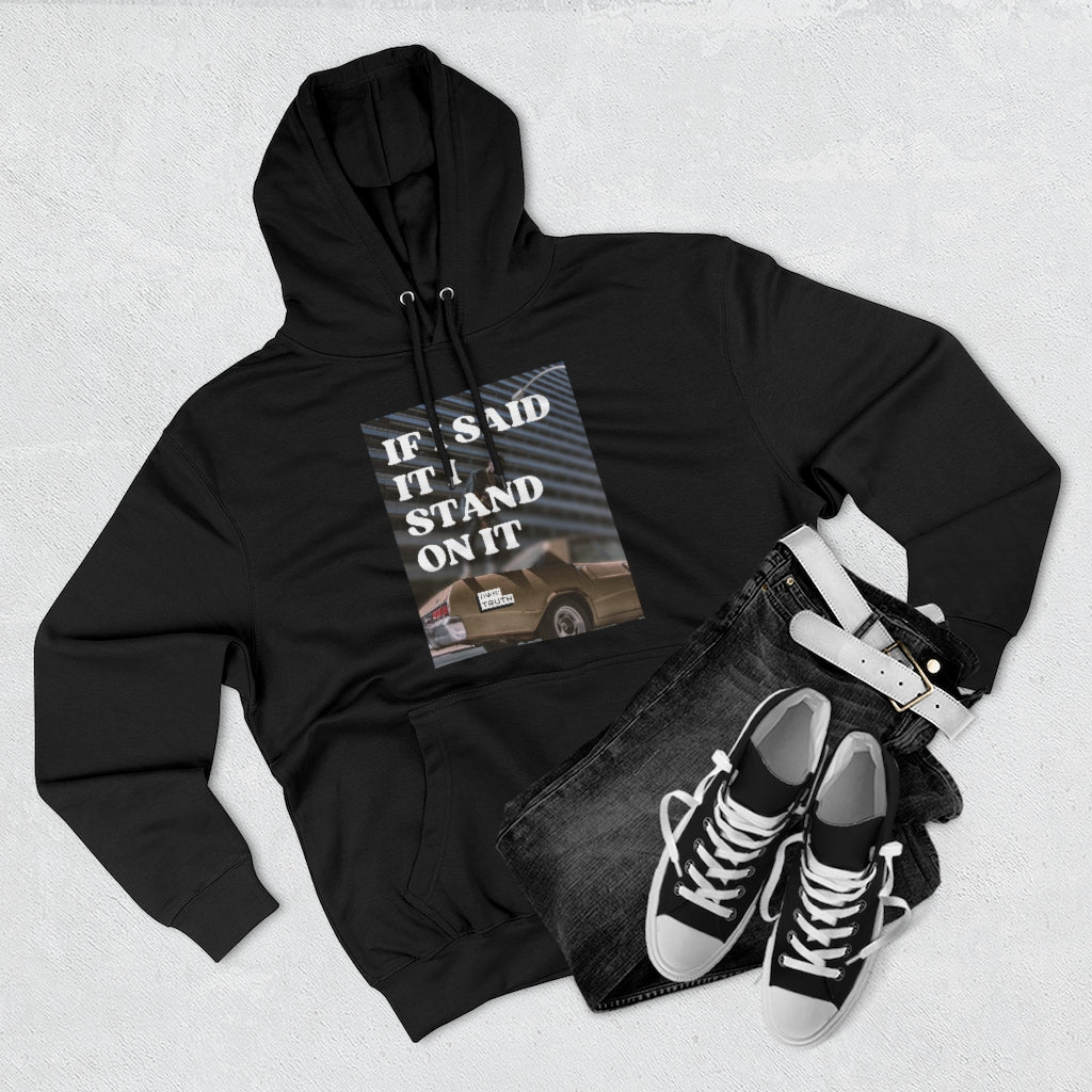 I Stand On It Unisex Premium  Hoodie