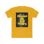 Load image into Gallery viewer, Blessed Still Hungry Men&#39;s Cotton Crew Tee
