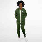 Load image into Gallery viewer, Green Ziphoodie &amp; Jogger - AOP

