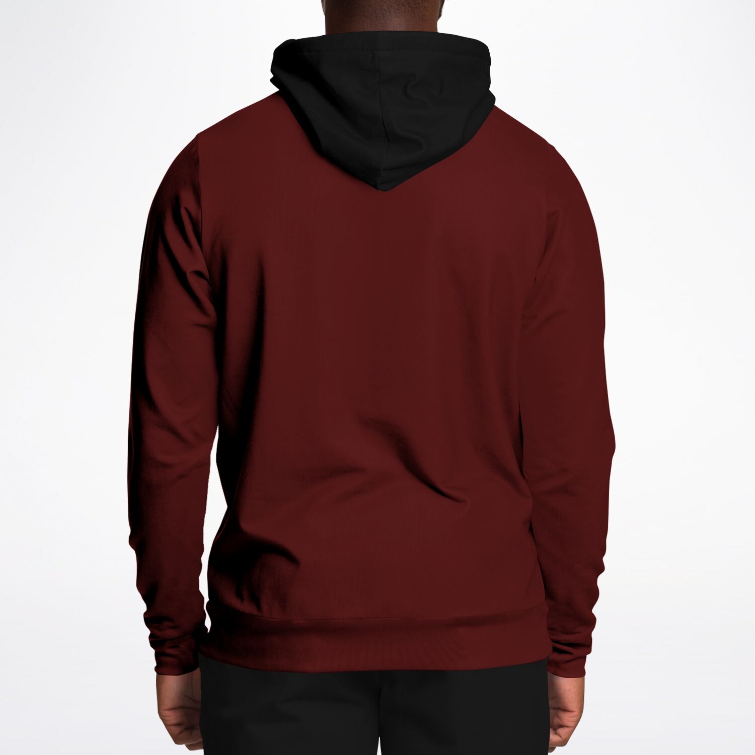 Maroon and Black Hoodie