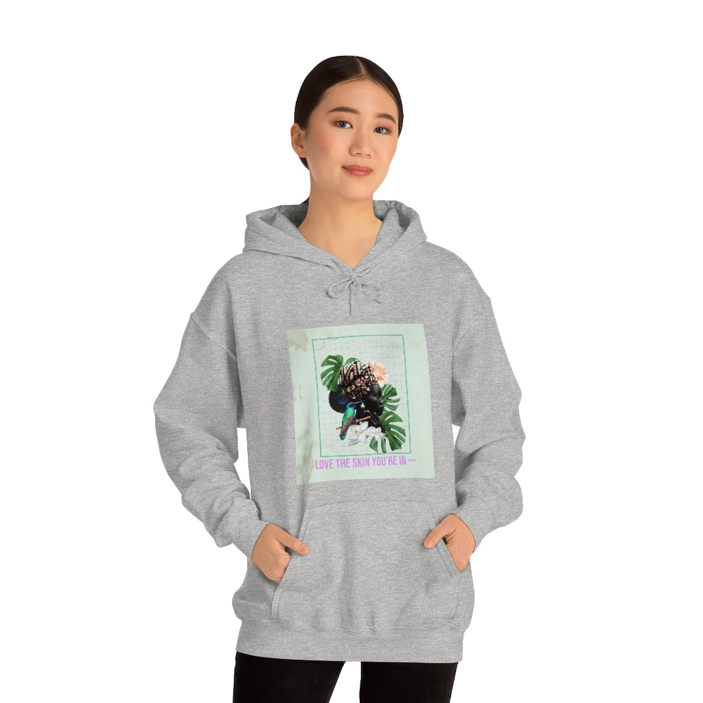 Love The Skin You're In Unisex Heavy Blend™ Hooded Sweatshirt