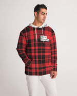 Load image into Gallery viewer, Red Plaid Truthortruth  Men&#39;s Hoodie
