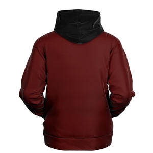 Maroon and Black Hoodie