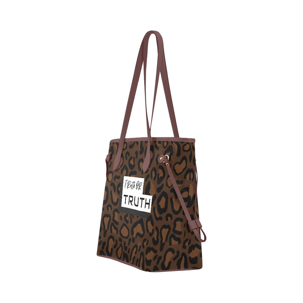 Brown Cheetah Tote Bag