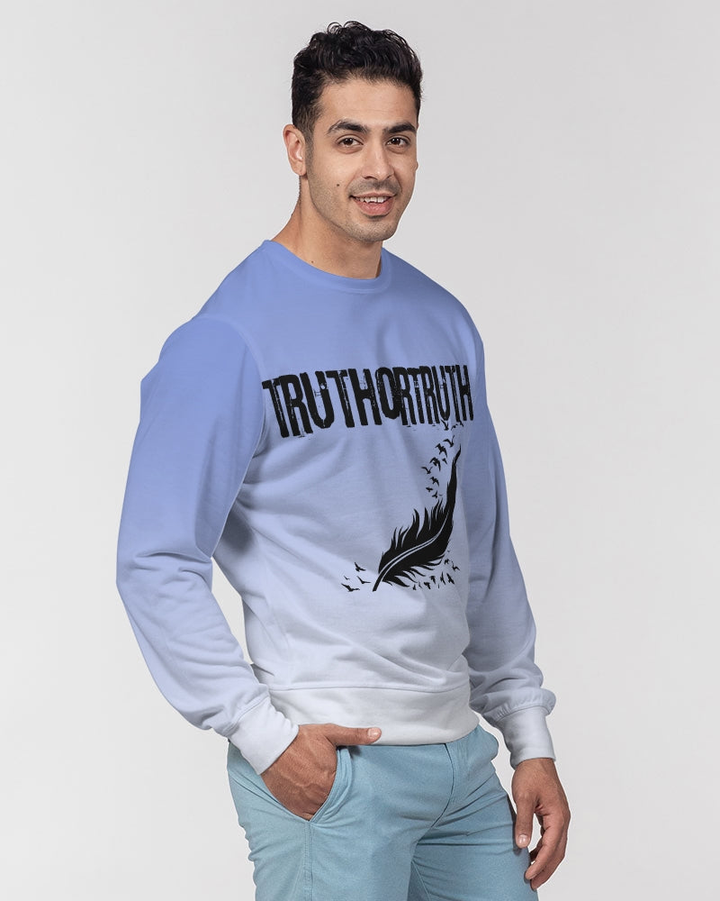 TruthorTruth Men's Classic French Terry Crewneck Pullover