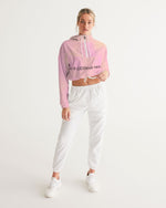 Load image into Gallery viewer, TruthorTruth X Pink Tie Dye Women&#39;s Cropped Windbreaker
