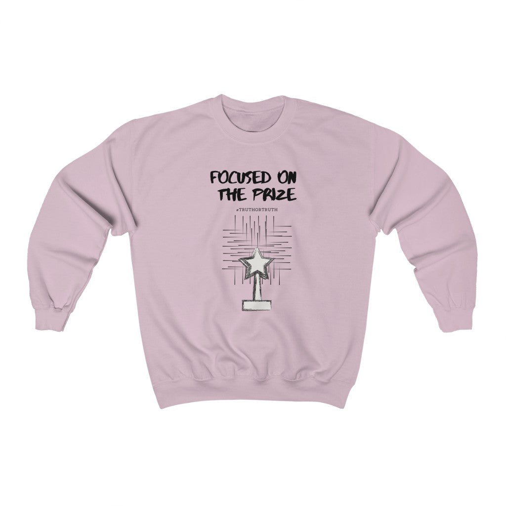 Focused On The Prize Unisex Heavy Blend™ Crewneck Sweatshirt