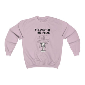 Focused On The Prize Unisex Heavy Blend™ Crewneck Sweatshirt