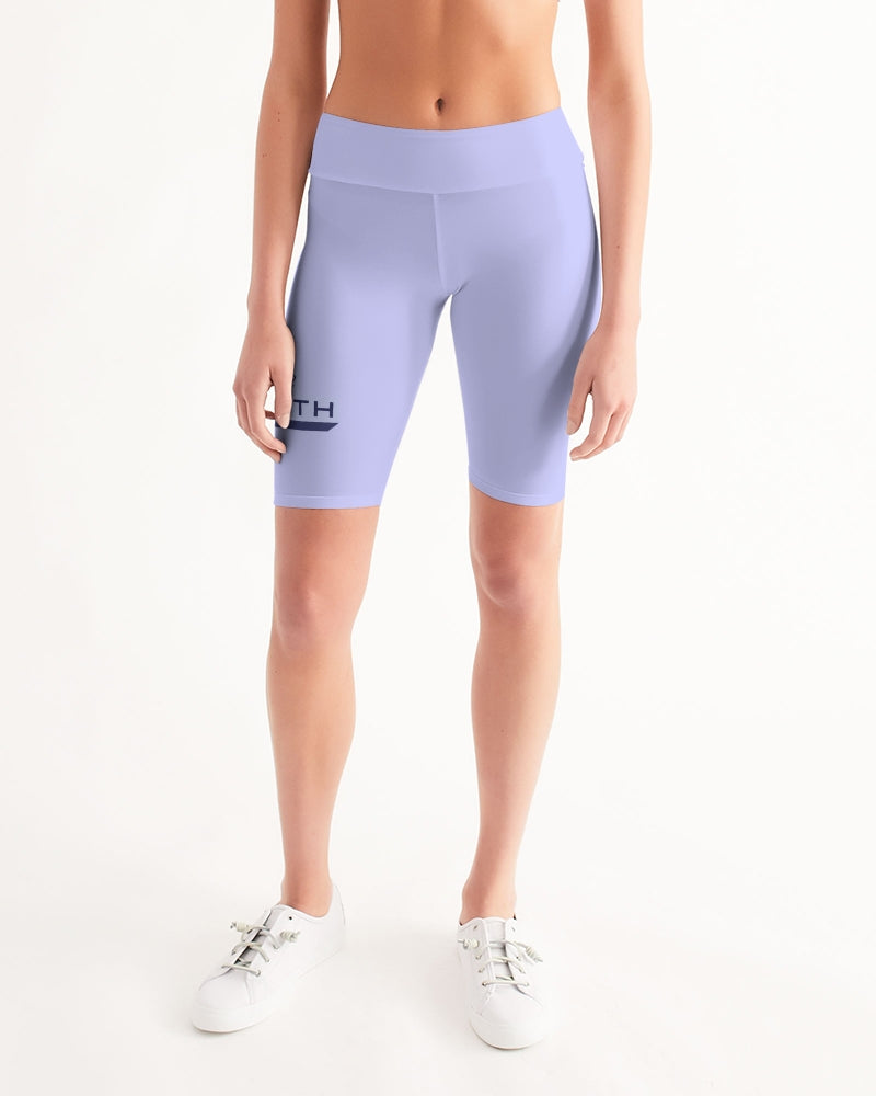 Periwinkle  Women's Mid-Rise Bike Shorts
