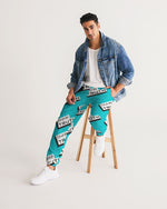 Load image into Gallery viewer, TruthorTruth Aqua Blue Men&#39;s Track Pants
