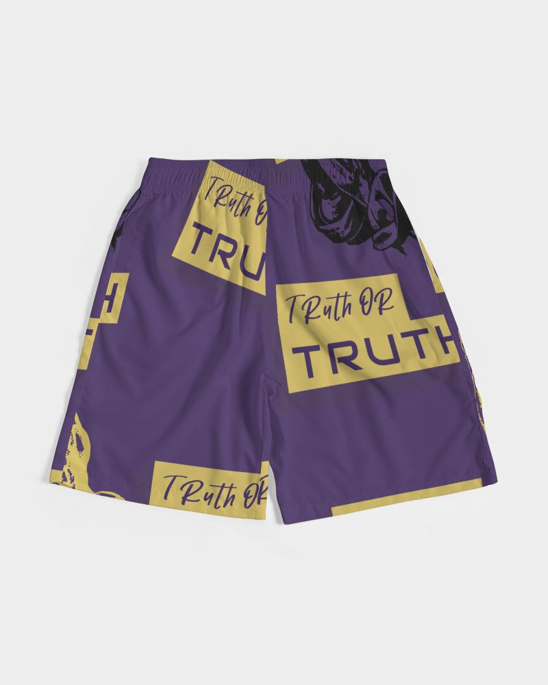 Purple Beyond Blessed Men's Jogger Shorts