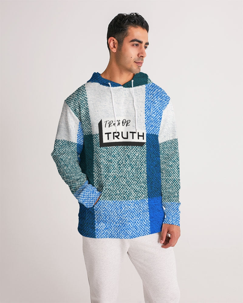 Blue Plaid TruthorTruth  Men's Hoodie