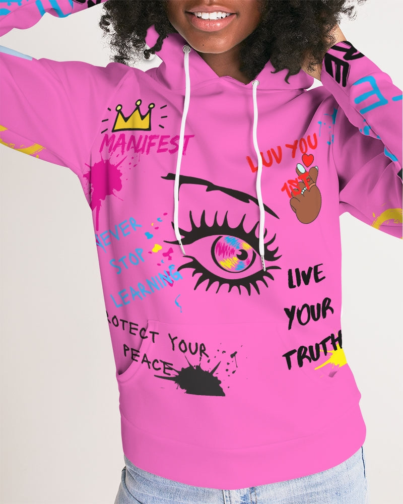 Good Vibes Pink Women's Hoodie