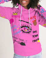 Load image into Gallery viewer, Good Vibes Pink Women&#39;s Hoodie
