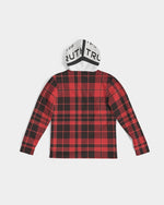 Load image into Gallery viewer, Red Plaid Truthortruth  Men&#39;s Hoodie
