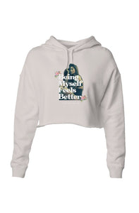 Being Myself Lightweight Crop Hoodie