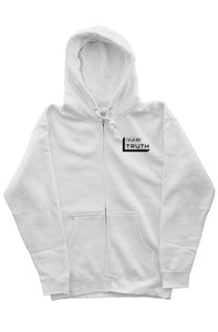 Embroidered  Zip Heavyweight Hoodie