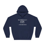 Load image into Gallery viewer, Your Problems Unisex DryBlend® Hooded Sweatshirt
