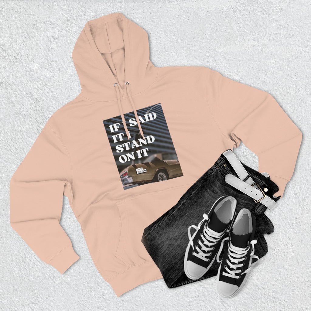 I Stand On It Unisex Premium  Hoodie