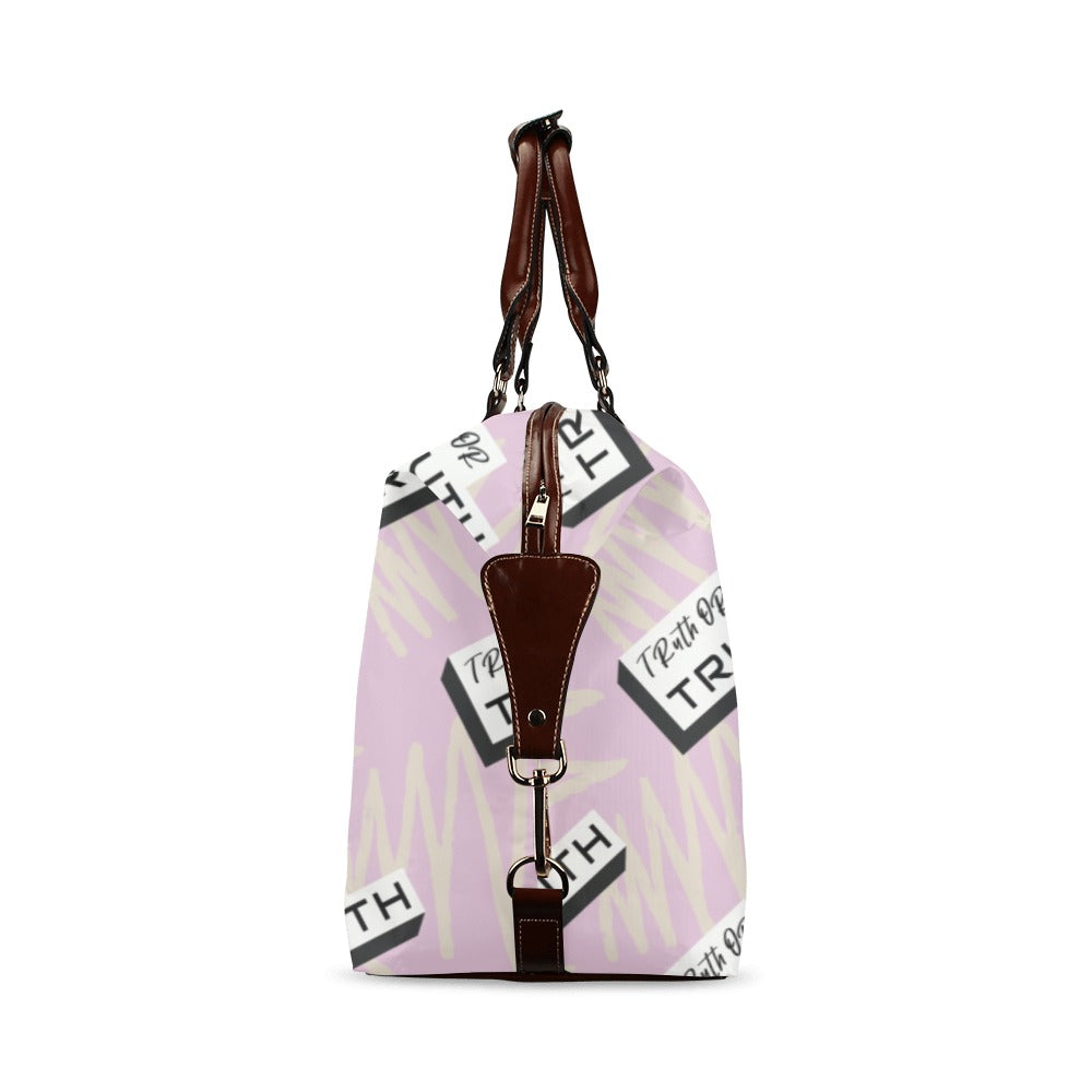 Pink TruthorTruth Travel Bag Flight Bag(Model 1643)