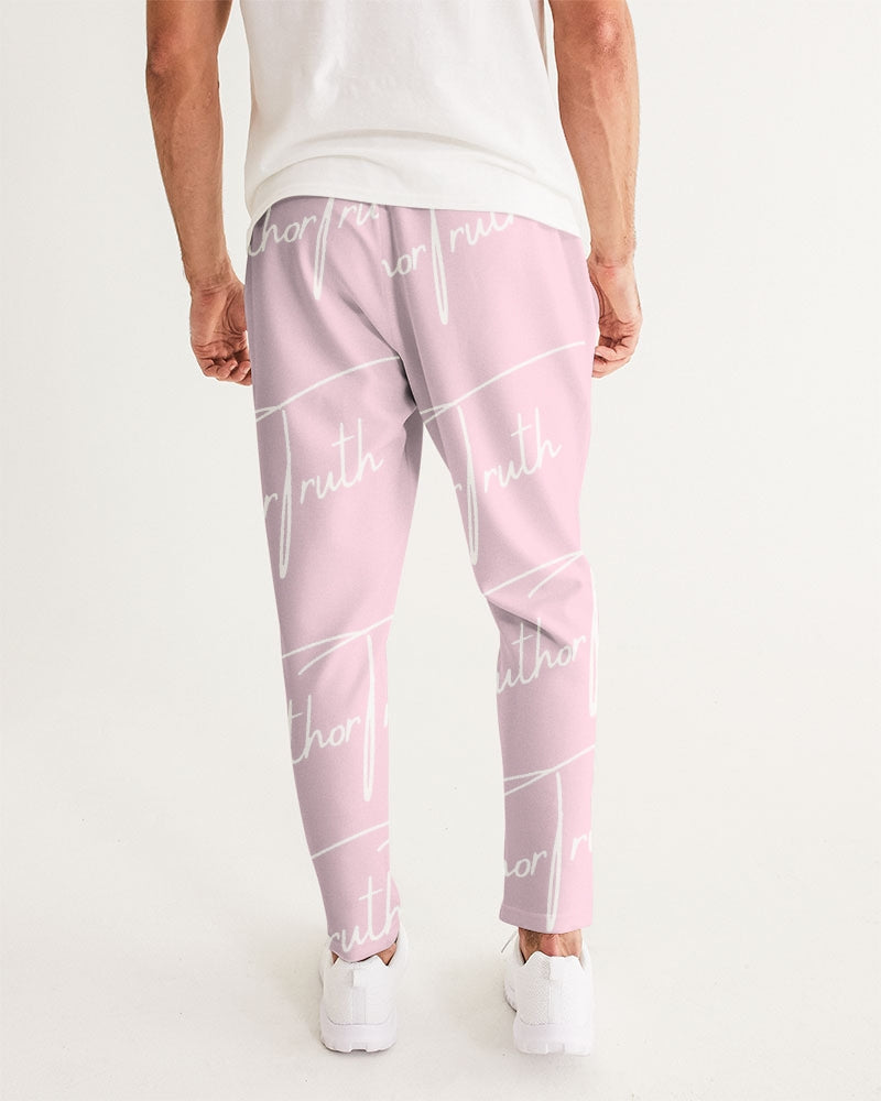 TruthorTruth Pink and White Signature Men's Joggers