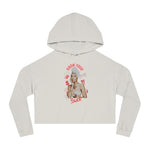 Load image into Gallery viewer, Know Your Power Women’s Cropped Hooded Sweatshirt
