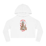 Load image into Gallery viewer, Know Your Power Women’s Cropped Hooded Sweatshirt
