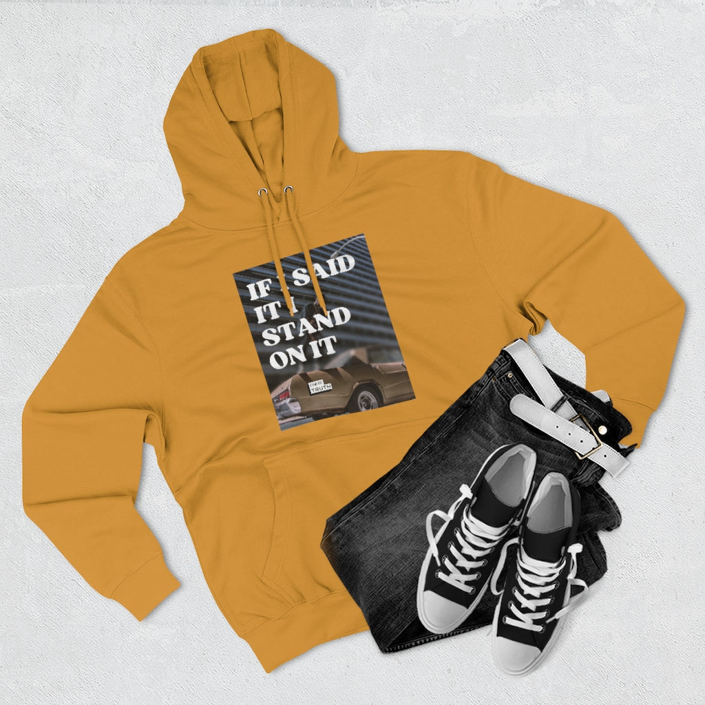 I Stand On It Unisex Premium  Hoodie