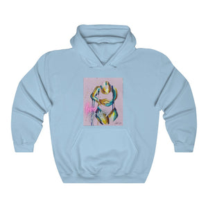 Love Yours by Nikkishah Suarez Unisex Heavy Blend™ Hooded Sweatshirt