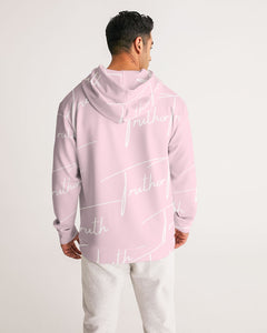 TruthorTruth Pink and White Signature Men's Hoodie