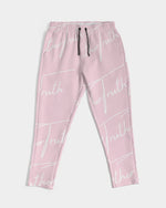 Load image into Gallery viewer, TruthorTruth Pink and White Signature Men&#39;s Joggers
