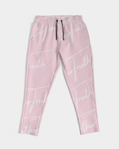 TruthorTruth Pink and White Signature Men's Joggers