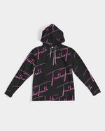 Load image into Gallery viewer, TruthorTruth Signature Black &amp; Fuchsia  Men&#39;s Hoodie
