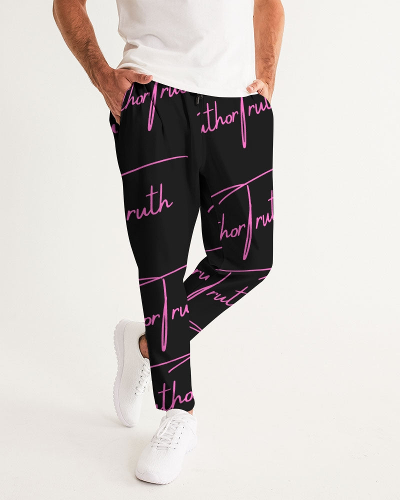 TruthorTruth Signature Black & Fuchsia  Men's Joggers