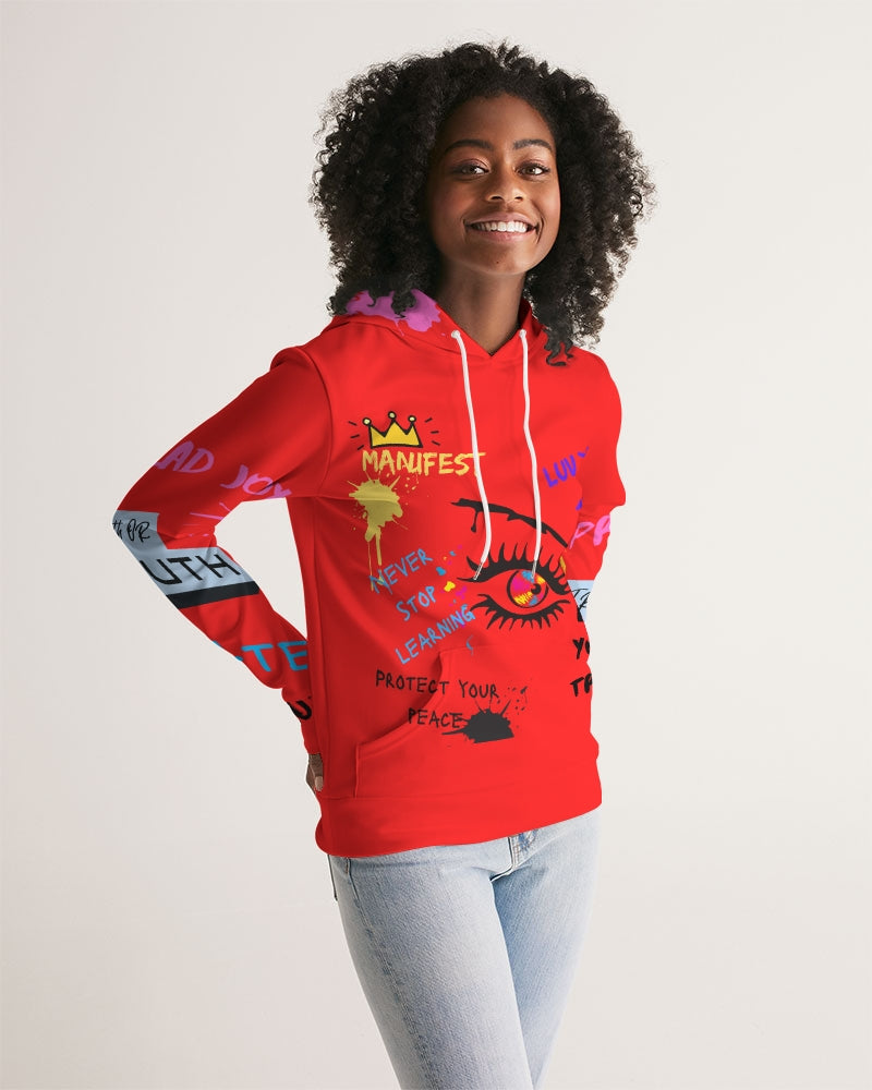 Good Vibes Red Women's Hoodie