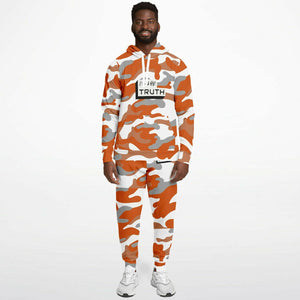 Orange Camo Jogger Set