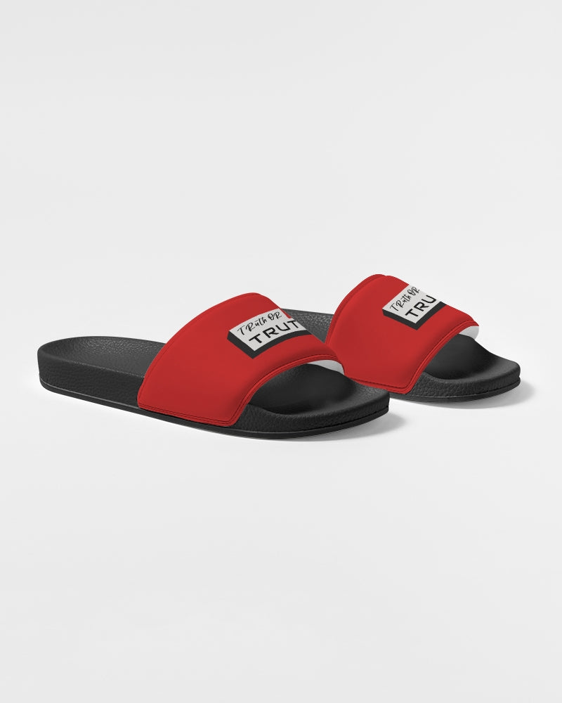 TruthorTruth Red Men's Slide Sandal