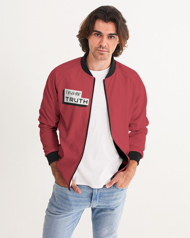 TruthorTruth Red Men's Bomber Jacket