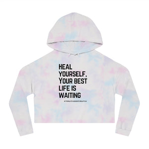 Heal Yourself Women’s Cropped Hooded Sweatshirt